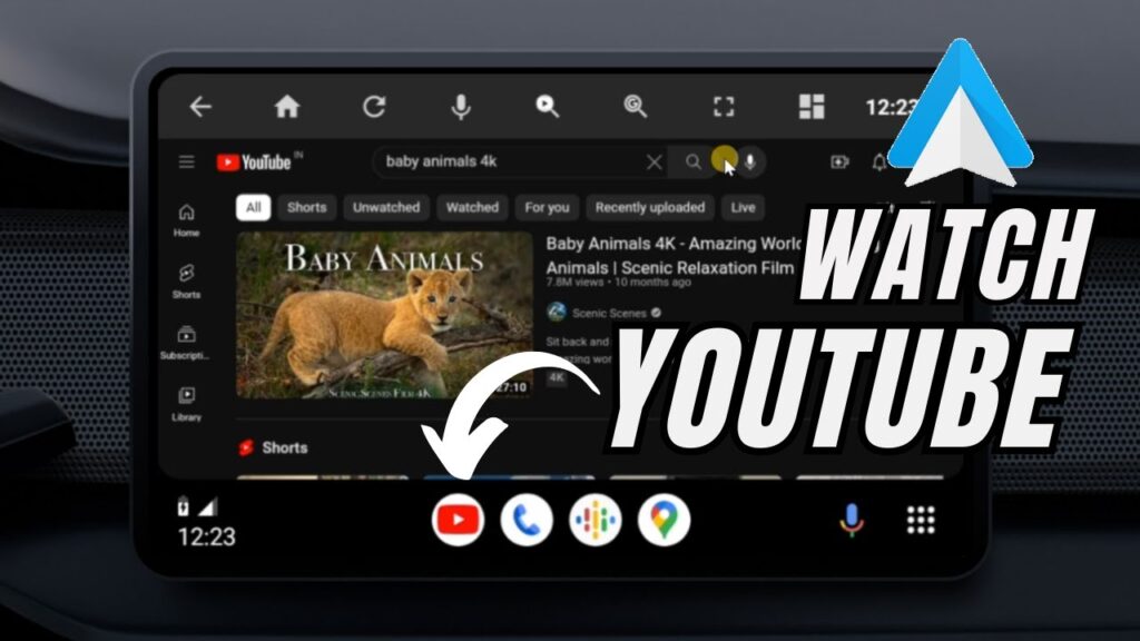 Watch YouTube Videos on Android Auto in Any Car