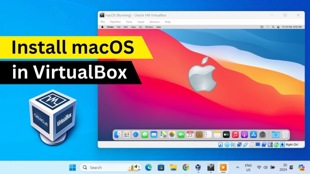 Install macOS in VirtualBox on Windows PC (Intel & AMD)