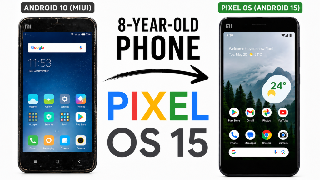 install pixelos