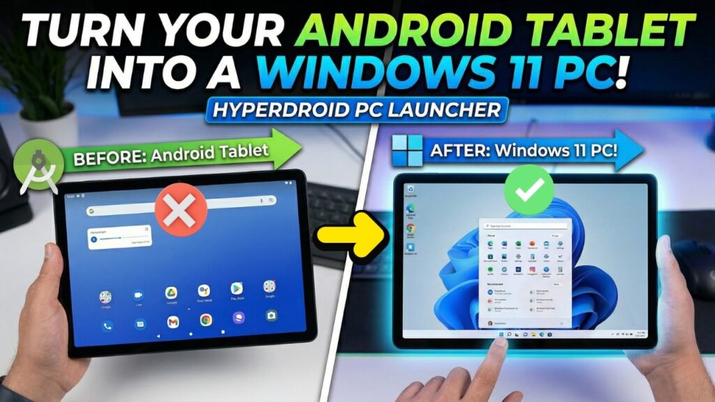 Turn Android into PC