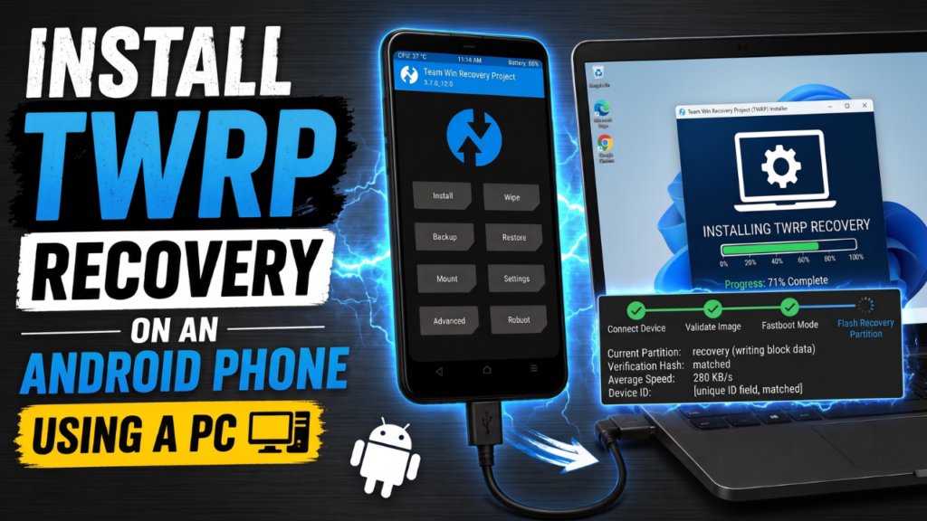 TWRP Recovery, Install TWRP, TWRP Android