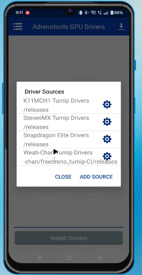 Winlator Ludashi Adrenotools GPU driver sources