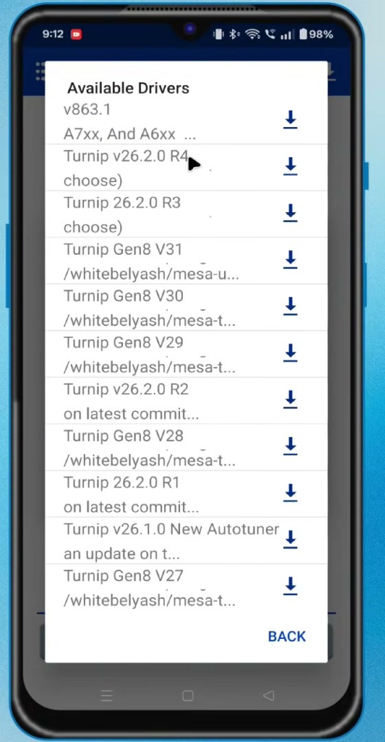Compatible Turnip drivers available in Winlator Ludashi