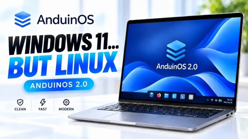 Install AnduinOS from USB, configure its Windows-style desktop, add Linux apps, and explore Windows compatibility and recovery tools.