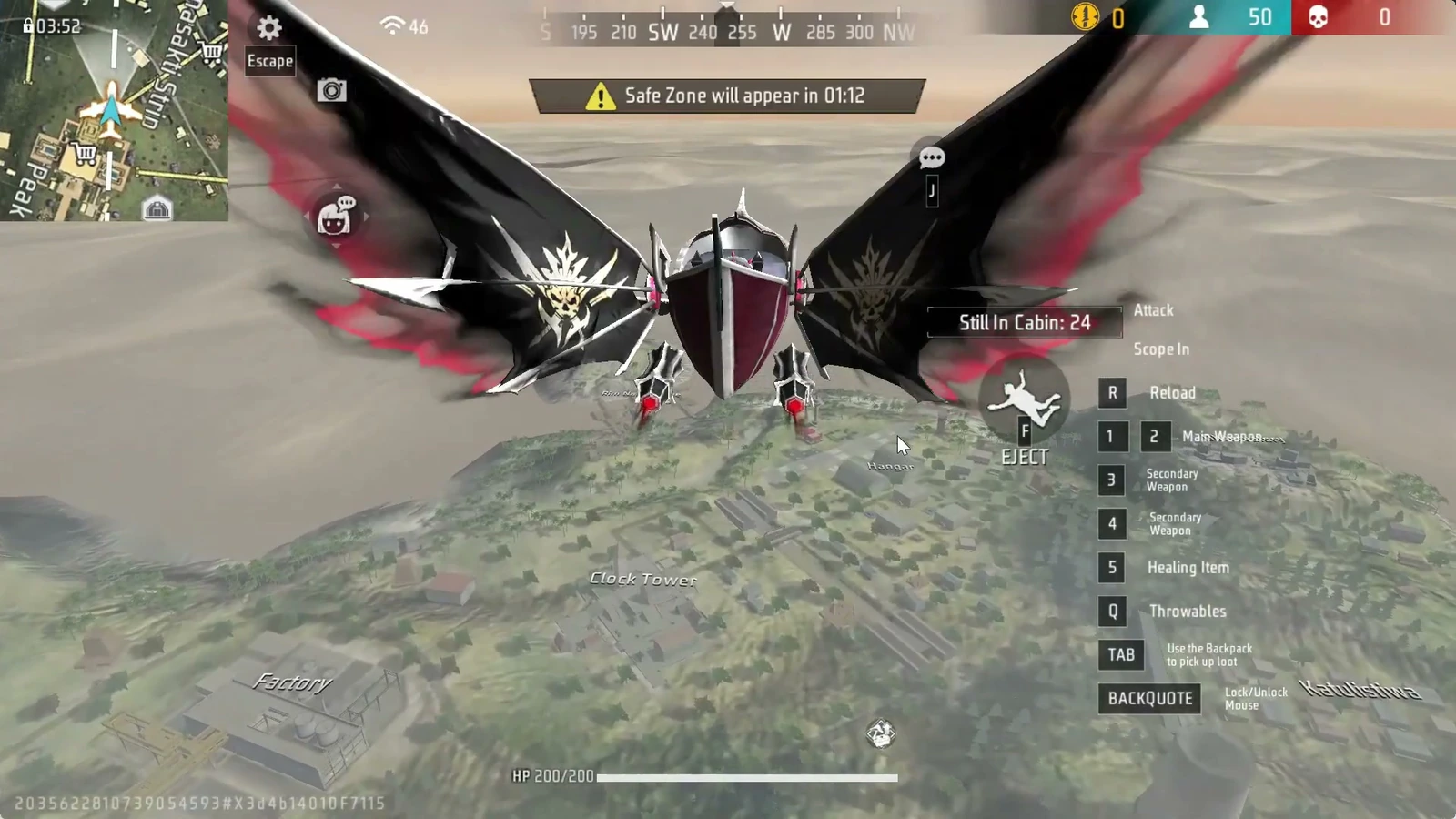 Free Fire MAX gameplay running on Windows through Google Play Games
