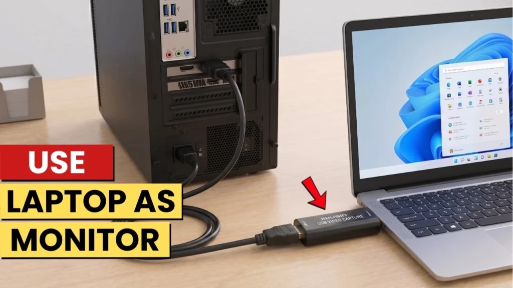 Use an HDMI capture card and VLC to view another computer’s display on your Windows laptop, with an option to record it.