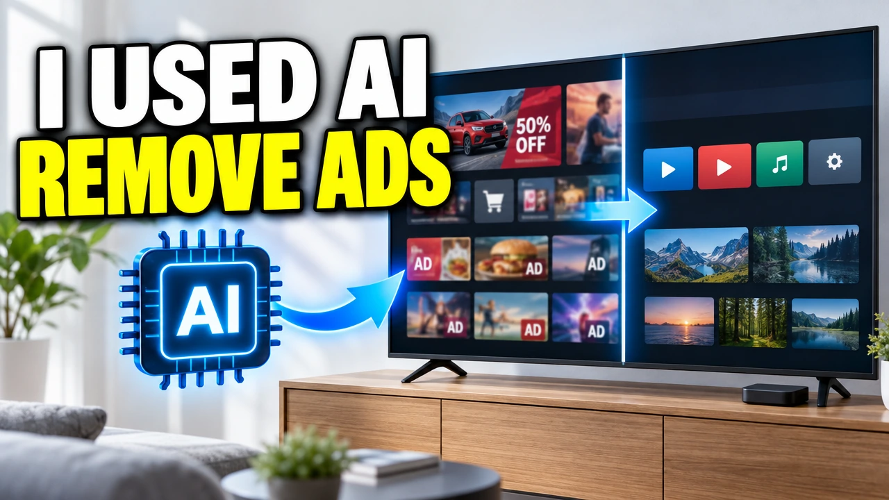 I used AI and CleanYourTV to remove unwanted apps and clean up my Google TV home screen.