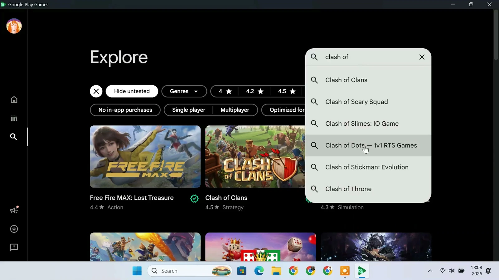 Play Android Games on PC With Google Play Games - Techy Druid